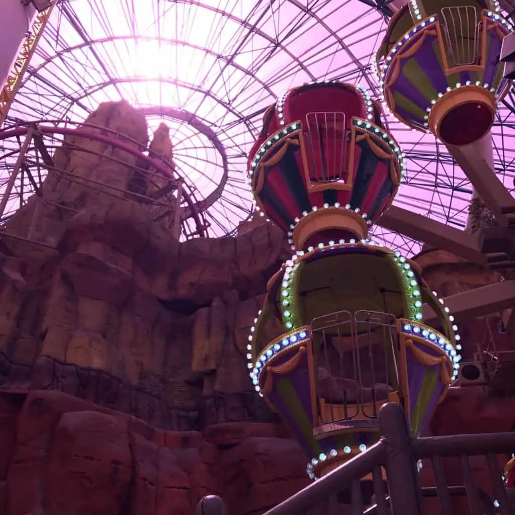 Ride at Circus Circus Adventuredome