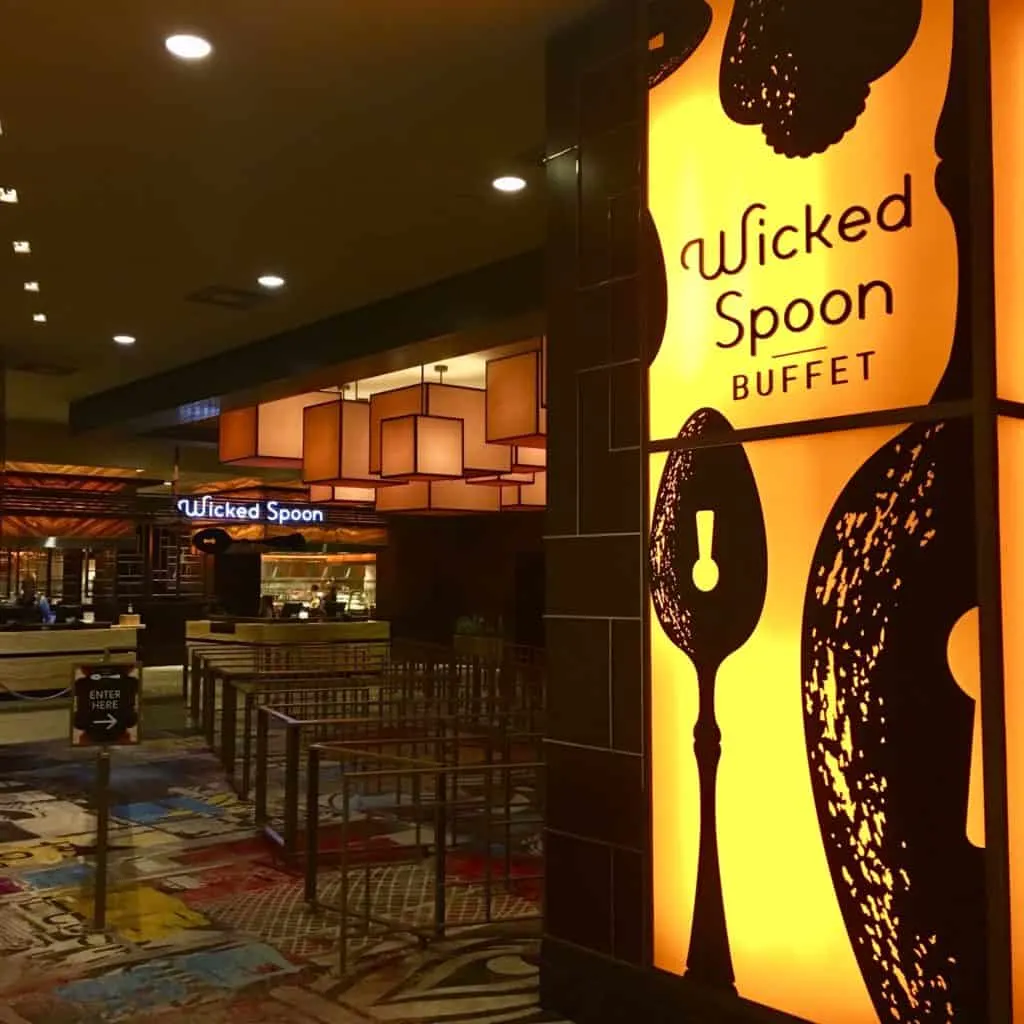 Entrance to Wicked Spoon Buffet in Las Vegas