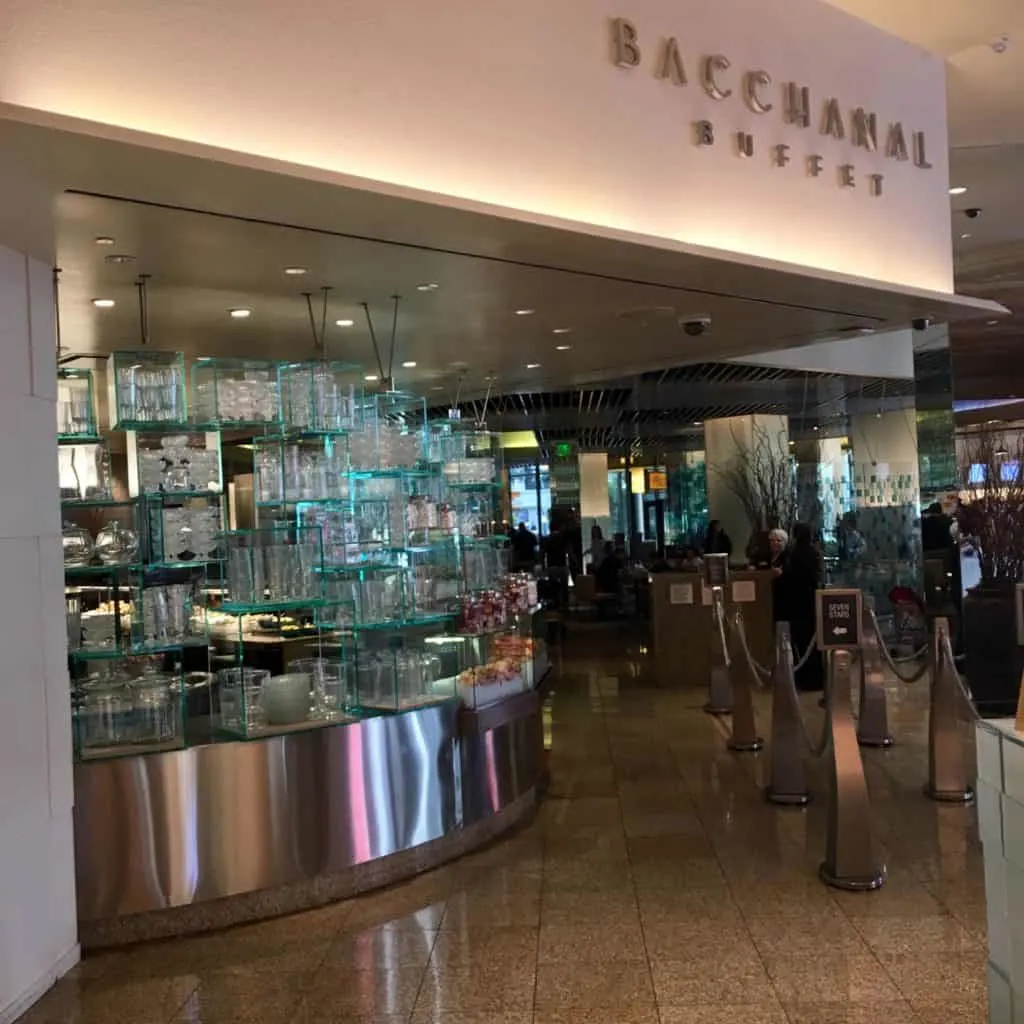 Exterior of Bacchanal Buffet