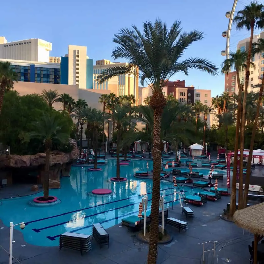 Pictures of the Pool at the Flamingo Las Vegas Hotel