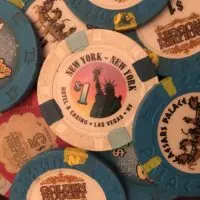 Pile of Las Vegas casino chips