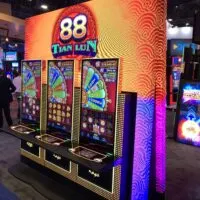 Bank of 3 slot machines