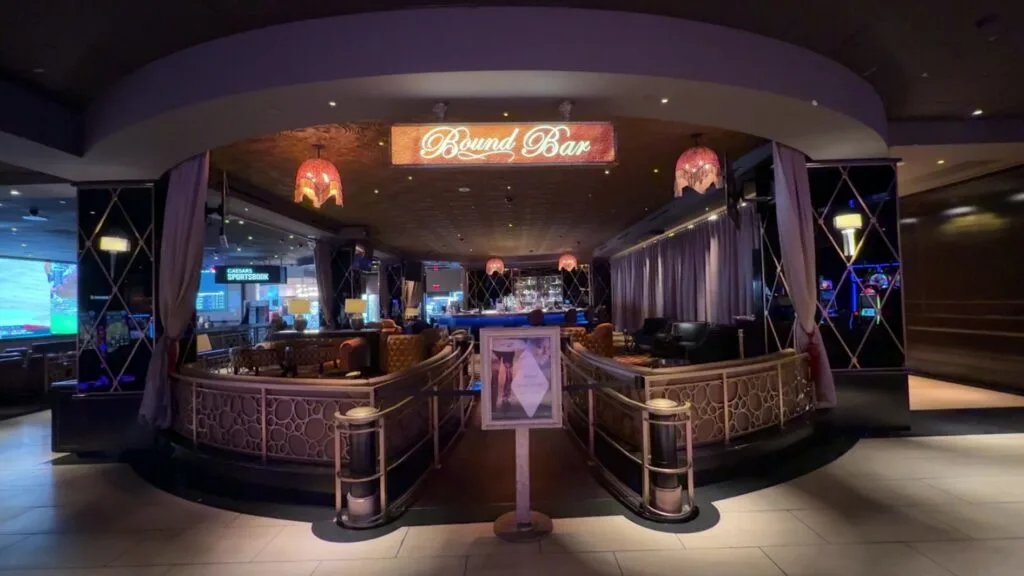 Exterior of the upscale bound bar. 