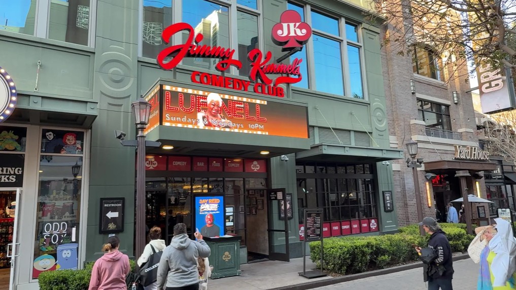 Exterior of Jimmy Kimmel's Comedy Club.