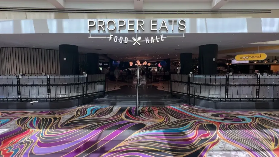 Exterior entrance of Proper Eats. 