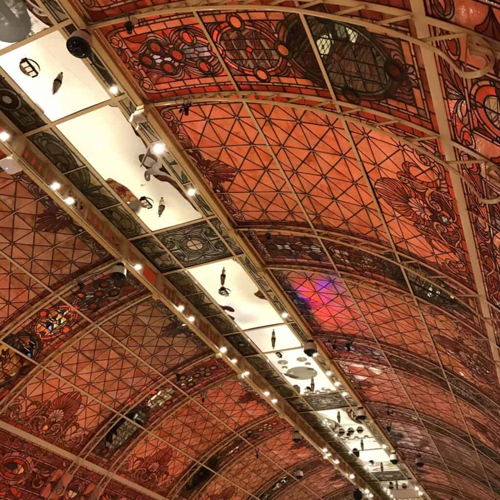 Stained Glass Cieling at Tropicana