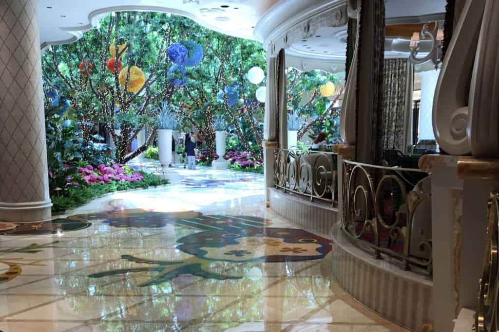 Wynn's botanical gardens