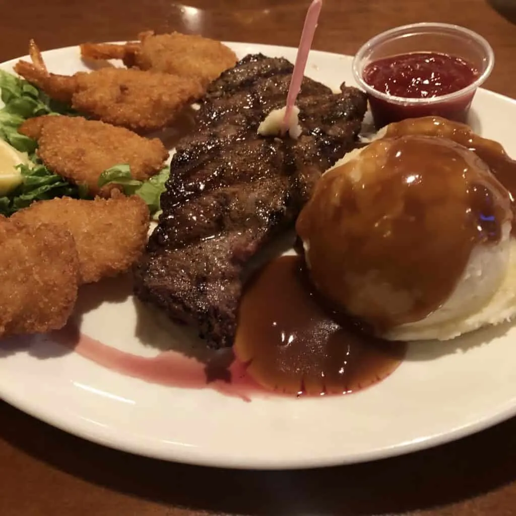 NY Strip Steak at Ellis Island Las Vegas