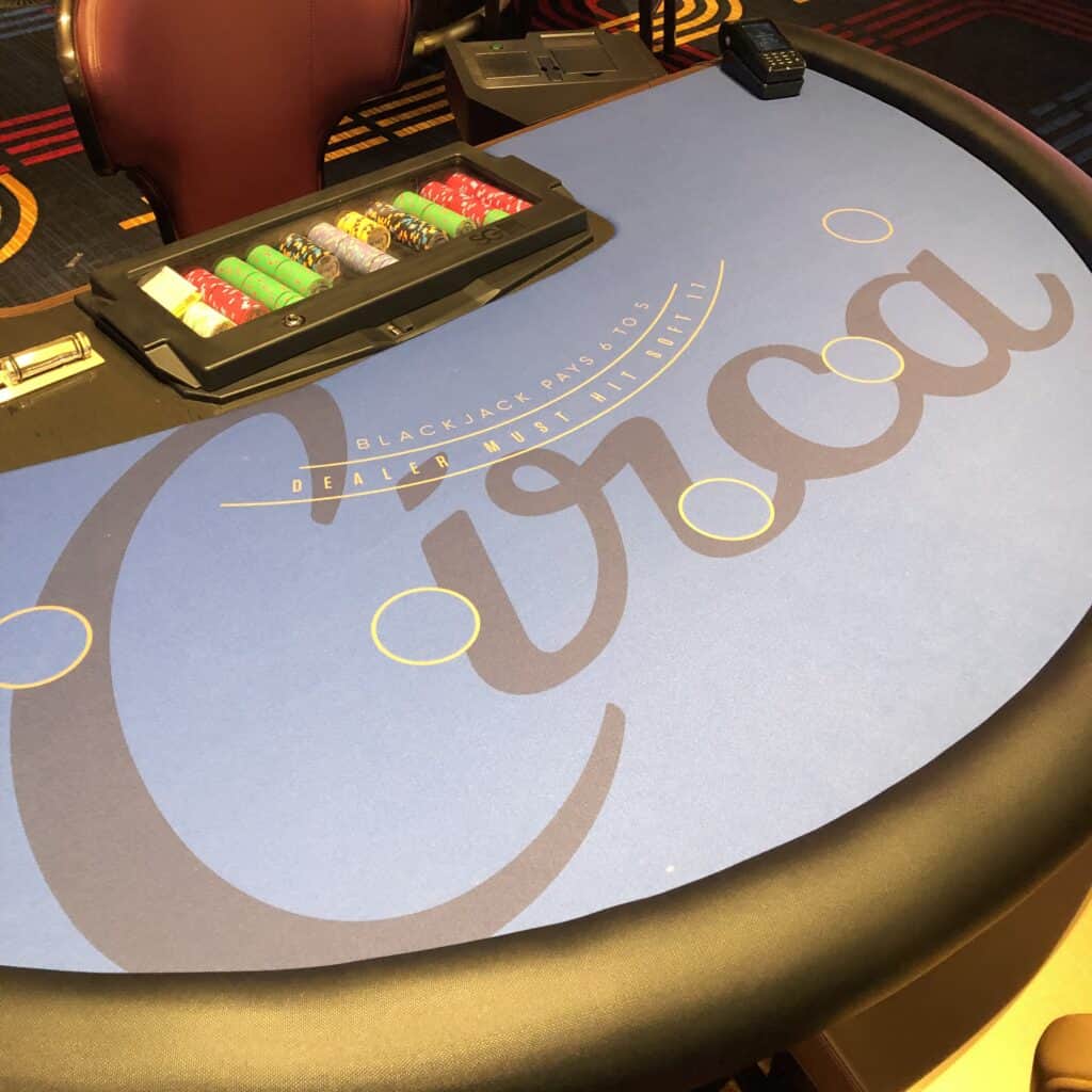 Blackjack Table at Circa Las Vegas