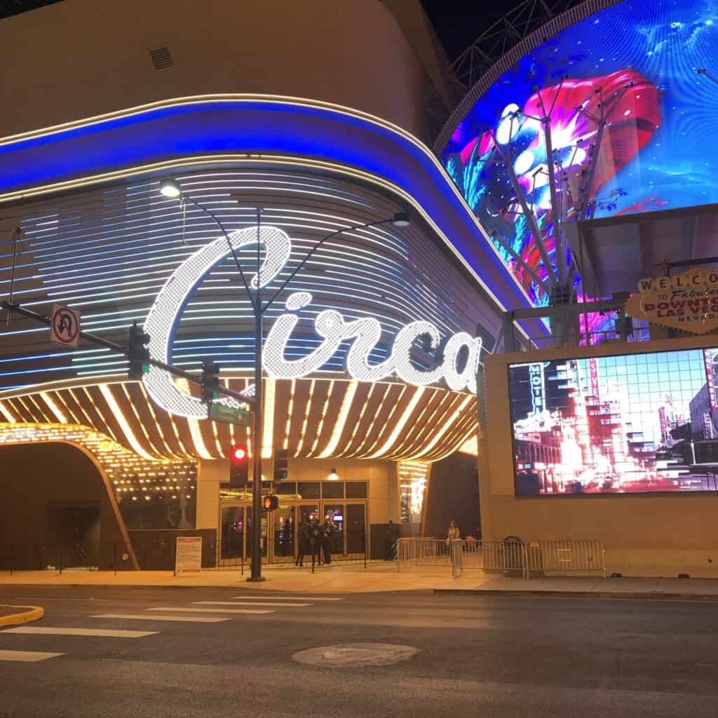 Circa Las Vegas Exterior from Plaza