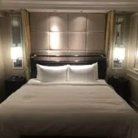 Bed within the Luxury King Suite
