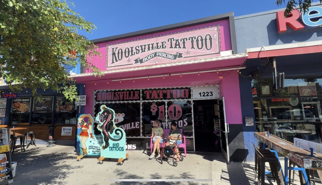 Exterior of Koolsville Tattoo.
