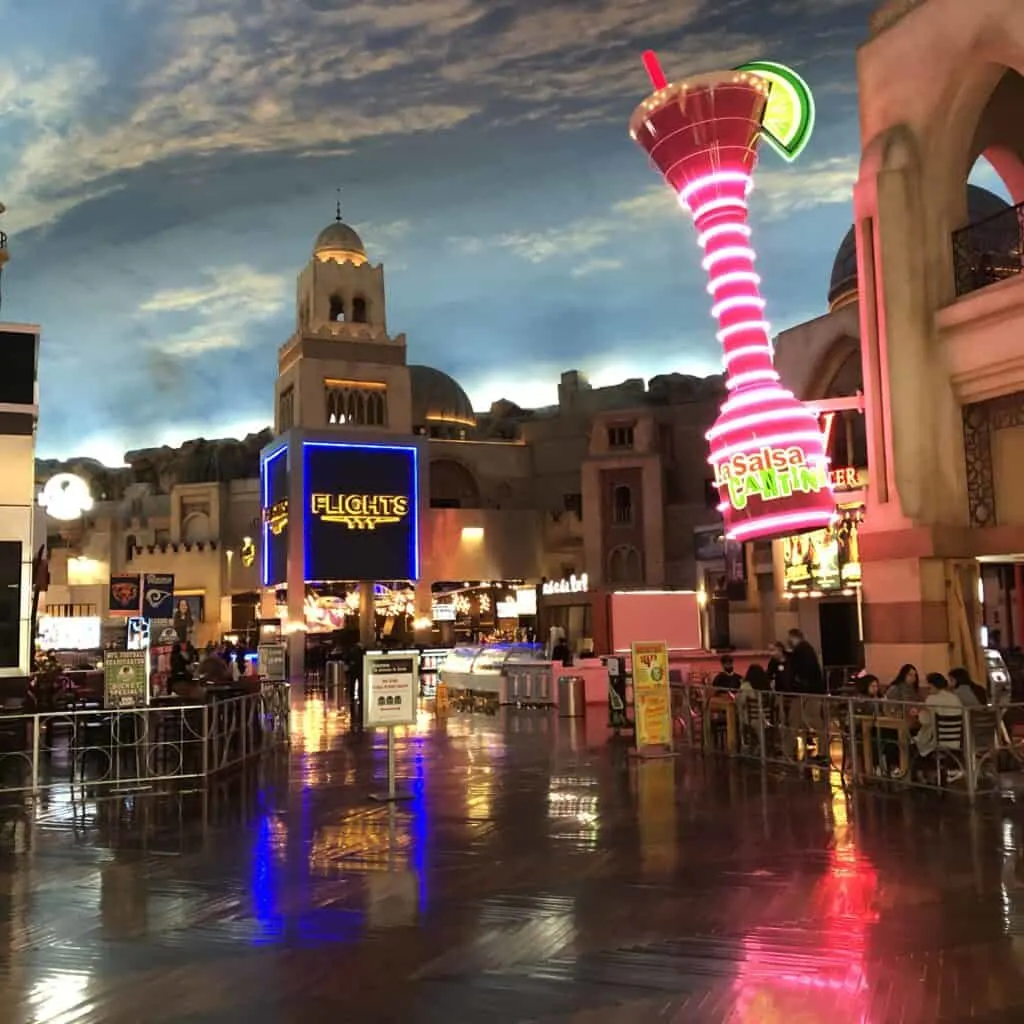 Flights and La Salsa Cantina Miracle Mile Shops in Las Vegas