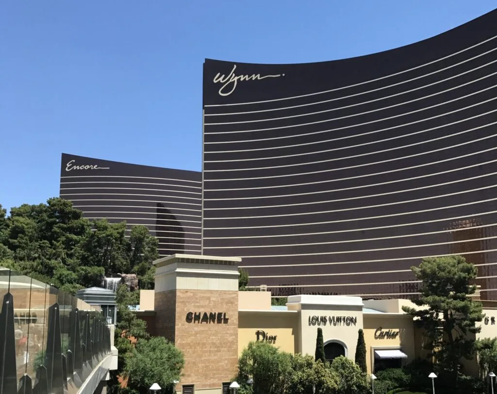 Exterior of Wynn and Encore Las Vegas