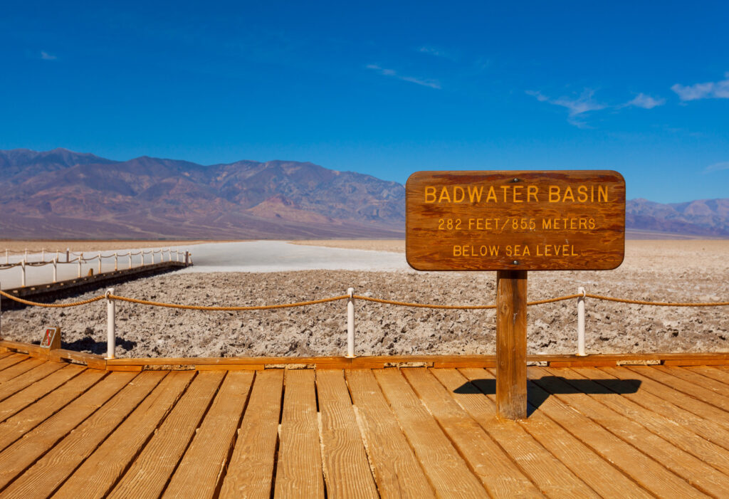 Badwater Basin in Death Valley