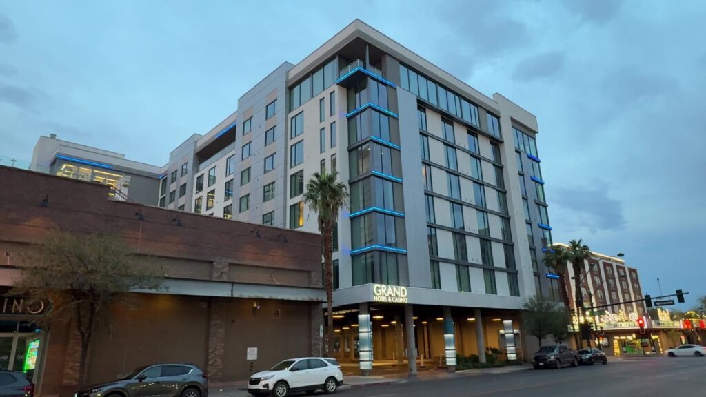Exterior of Downtown Grand's Gallery Tower.