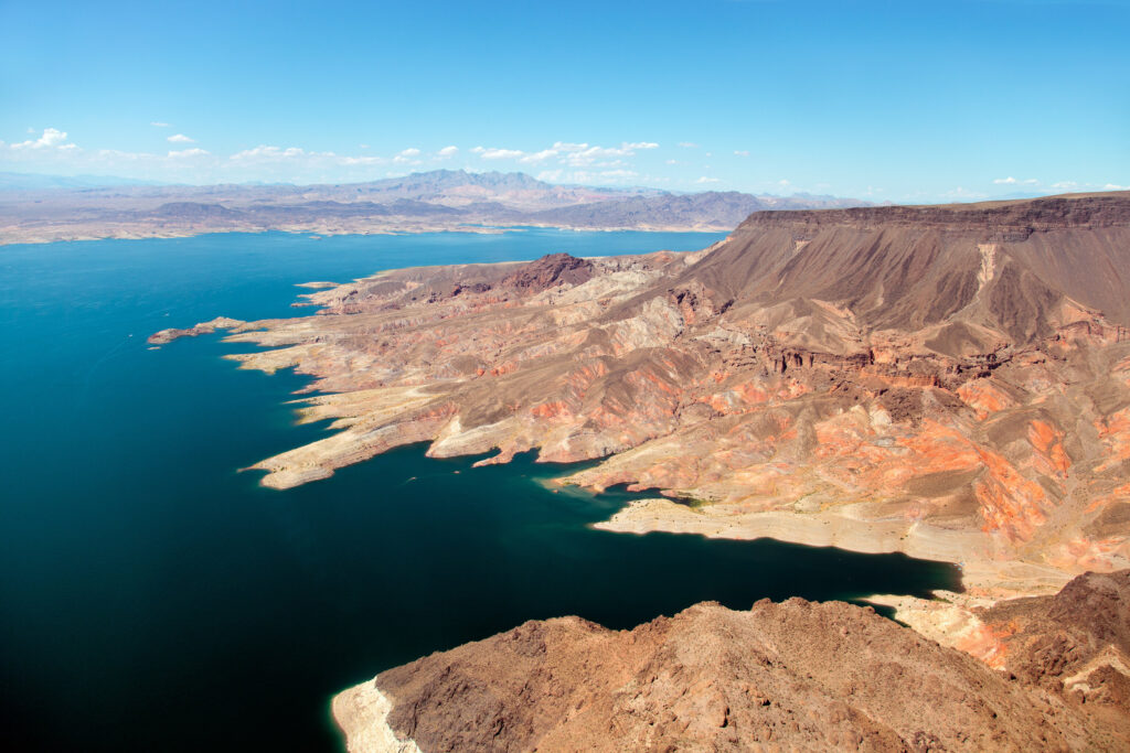 Aerial view of Lake Mead