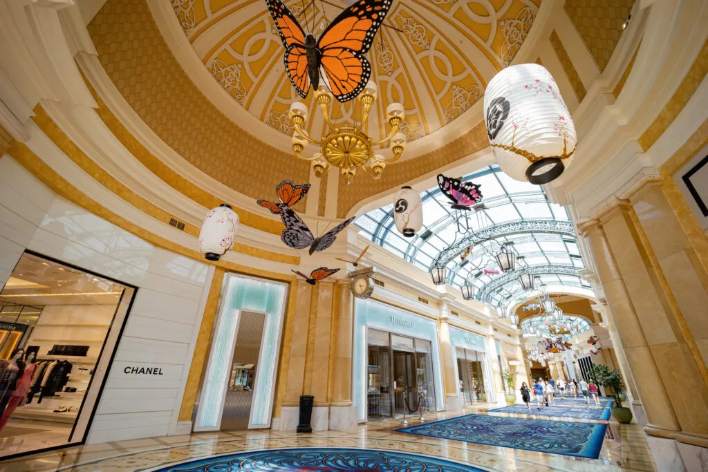 Shopping Mall at Bellagio Las Vegas