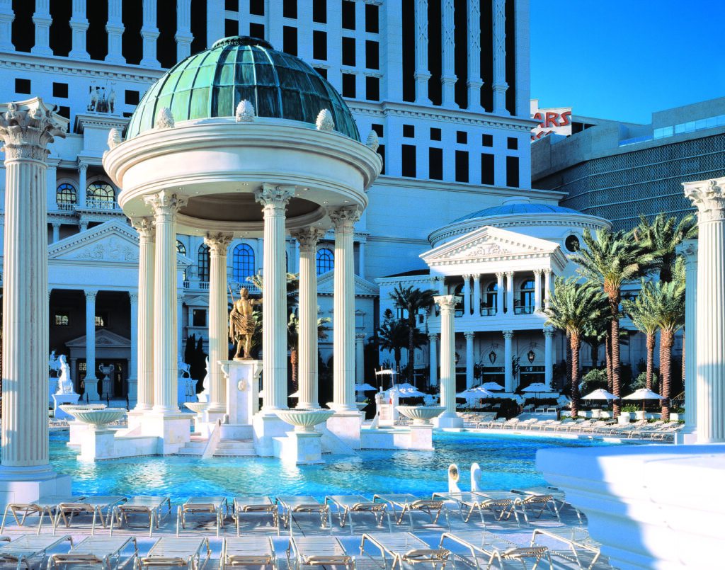 Temple Pool at Caesars Palace