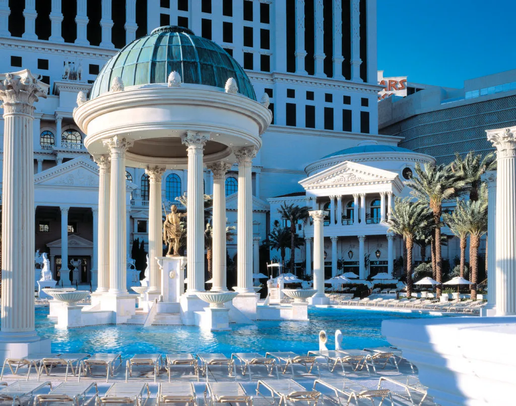 Temple Pool at Caesars Palace