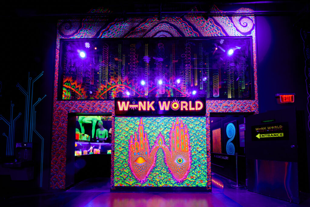 Exterior of Wink World at Area15