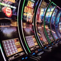 row of slot machines