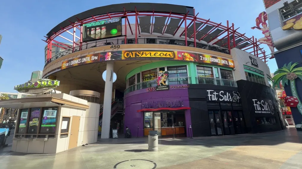 Exterior of Neonopolis and Cat's Meow.