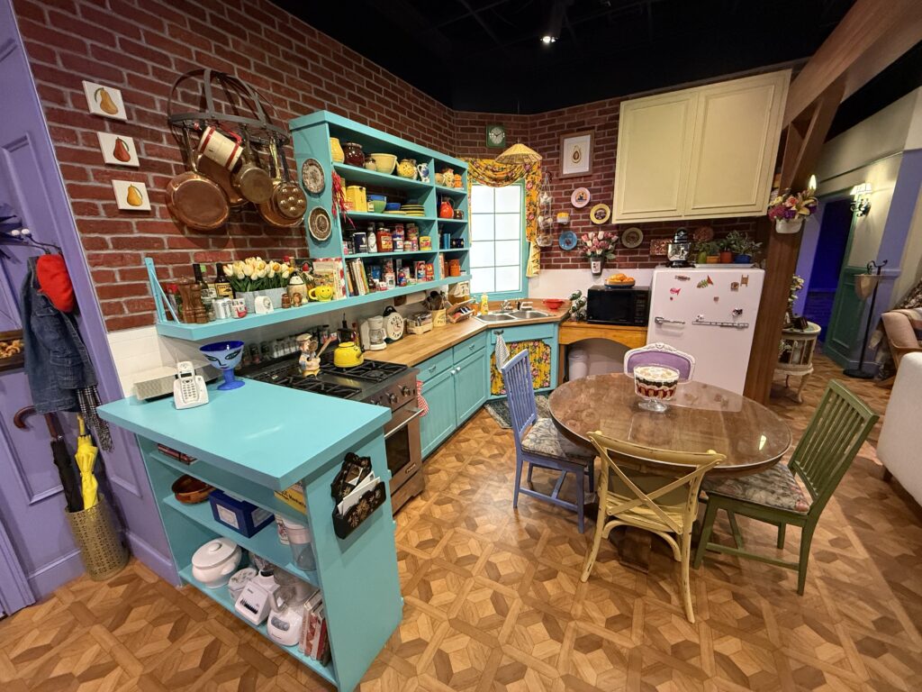 Apartment Kitchen set recreation at Friends Experience at MGM Grand.