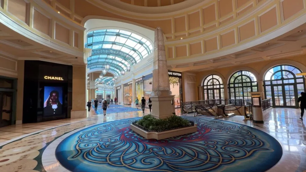 Luxury Shops at Bellagio Las vegas.