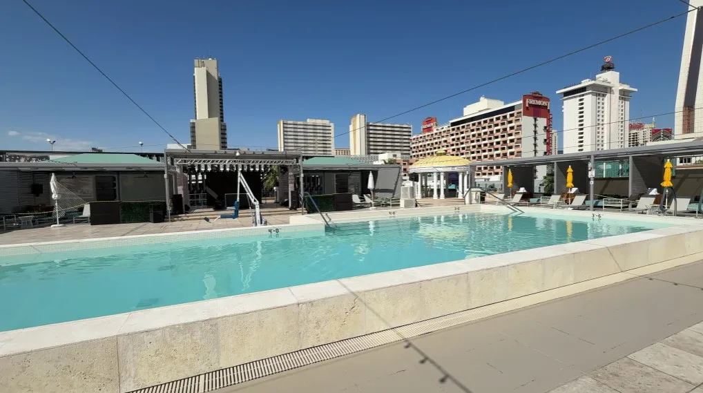 View of Fremont Street from DTG's Pool Deck.