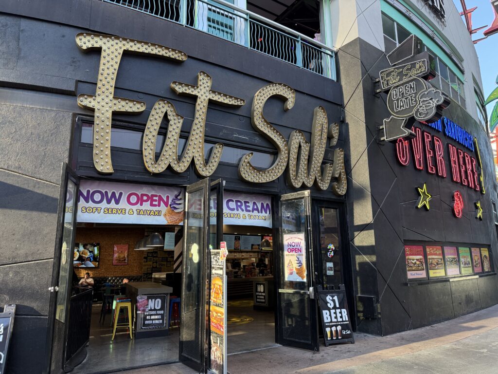Exterior of Fat Sal's Las Vegas. 