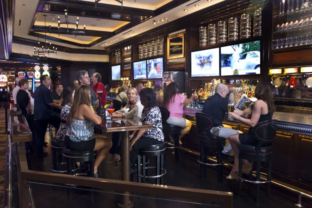 Patrons drinking at Filament Bar