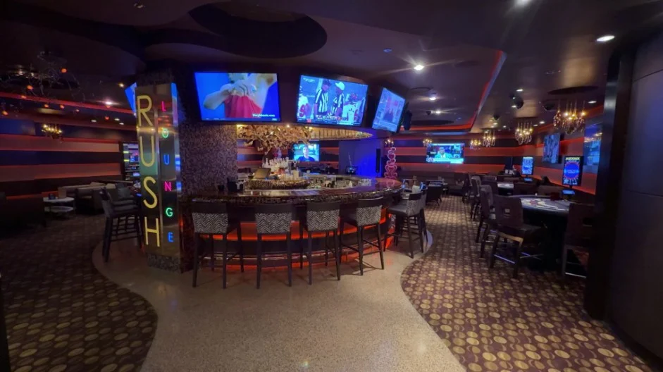 Golden Nugget's Rush Lounge. 