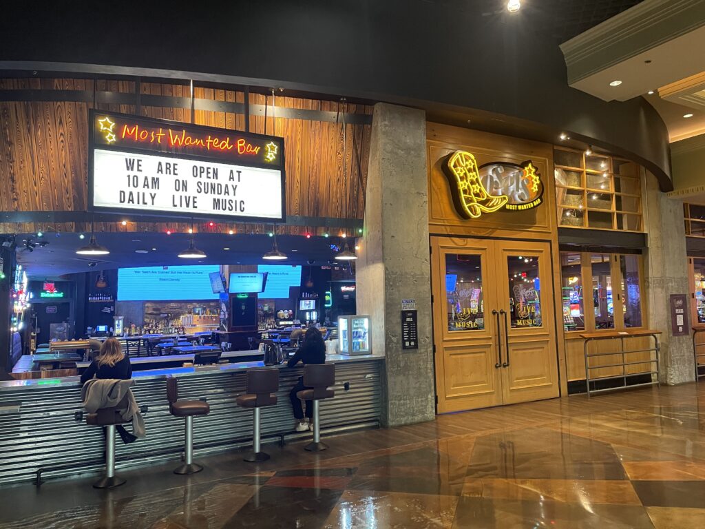 Exterior of Losers Bar at MGM Grand