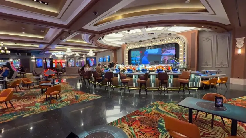 El Cortez's ShowBar from a distance. 