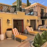 Cabanas alongside Wynn's pool