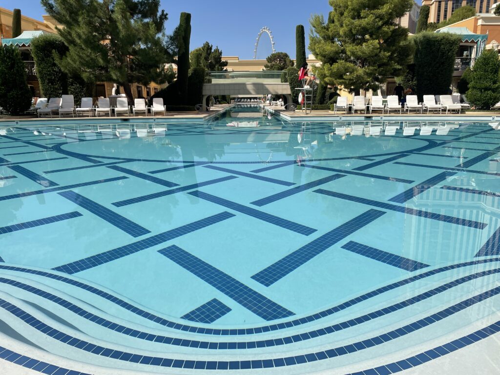 louisvuitton Pool Set at Their New Store at @wynnlasvegas #shorts #pool  #wynn #vegas #lasvegas 