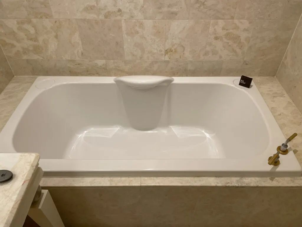 Bathtub in a Wynn Resort King Hotel Room