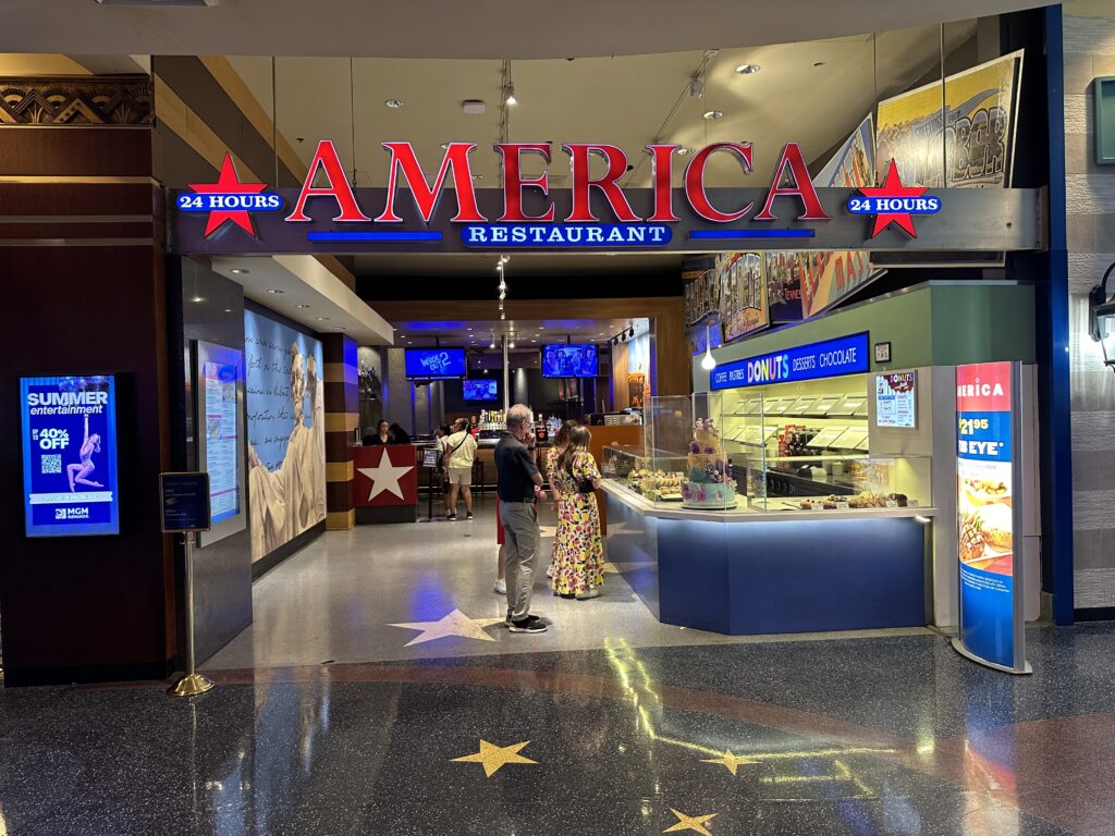 The entrance to America at NYNY.