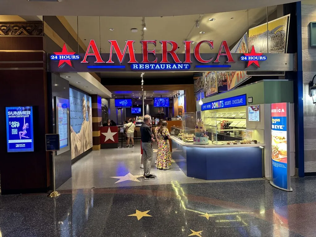 The entrance to America at NYNY.