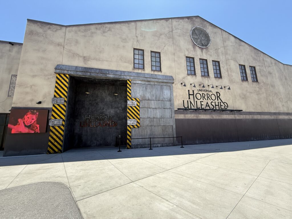 Exterior of Horror Unleashed at Area15.