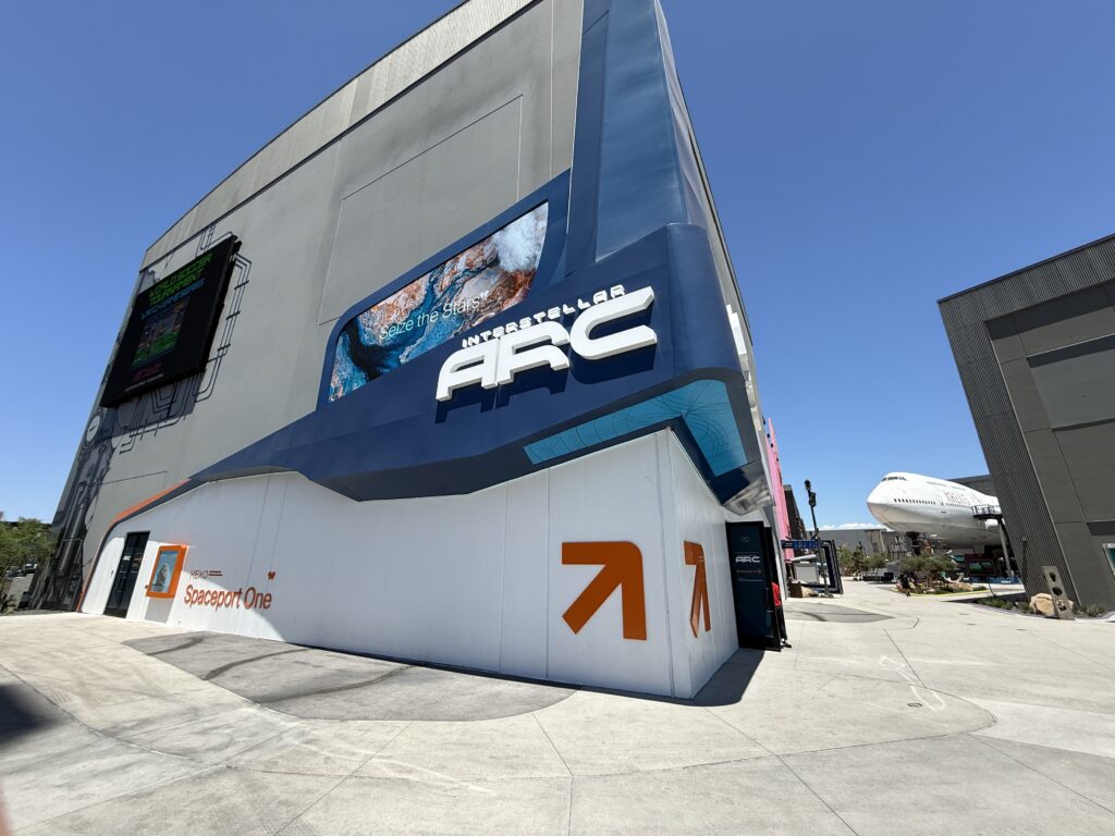 Exterior of Interstellar Arc at Area15.