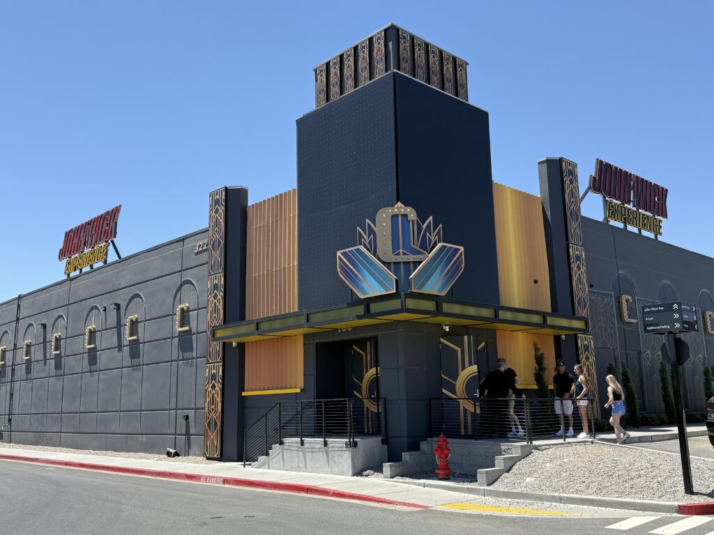 Exterior of John Wick Experience at Area15.