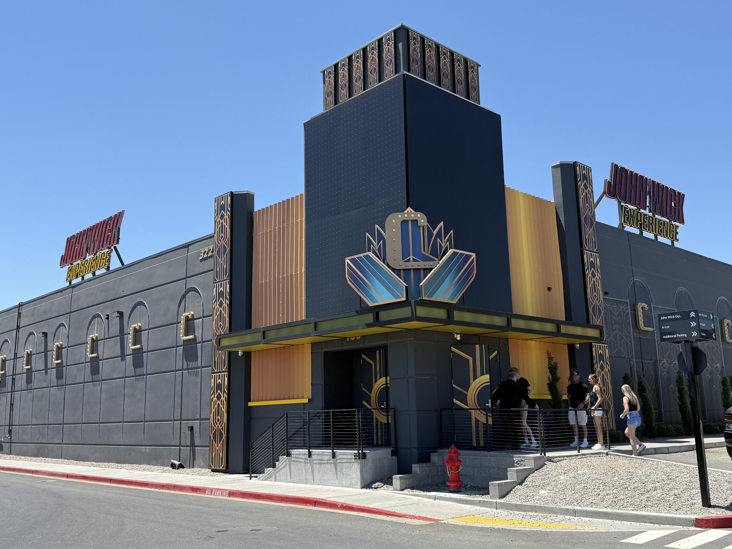 Exterior of John Wick Experience at Area15.
