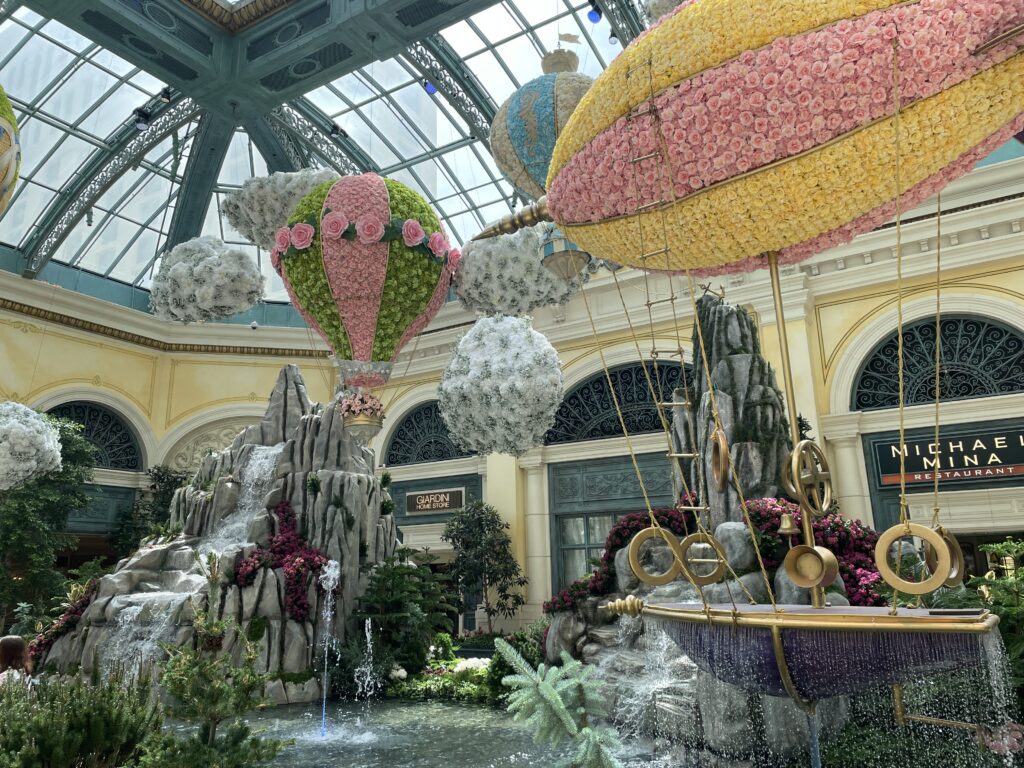 You can now dine inside the Bellagio Conservatory on Las Vegas Strip