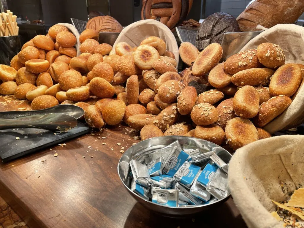 Baskets full of bread