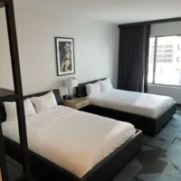 Beds in the Superior Room at Downtown Grand