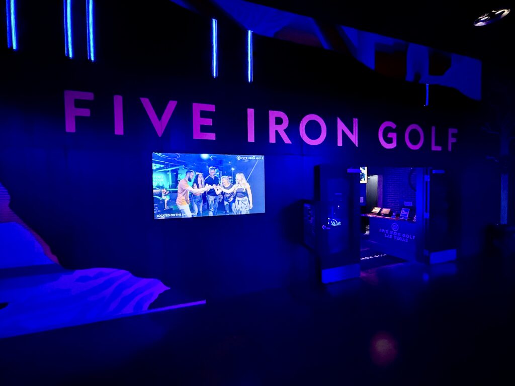 Exterior of Five Iron Golf.