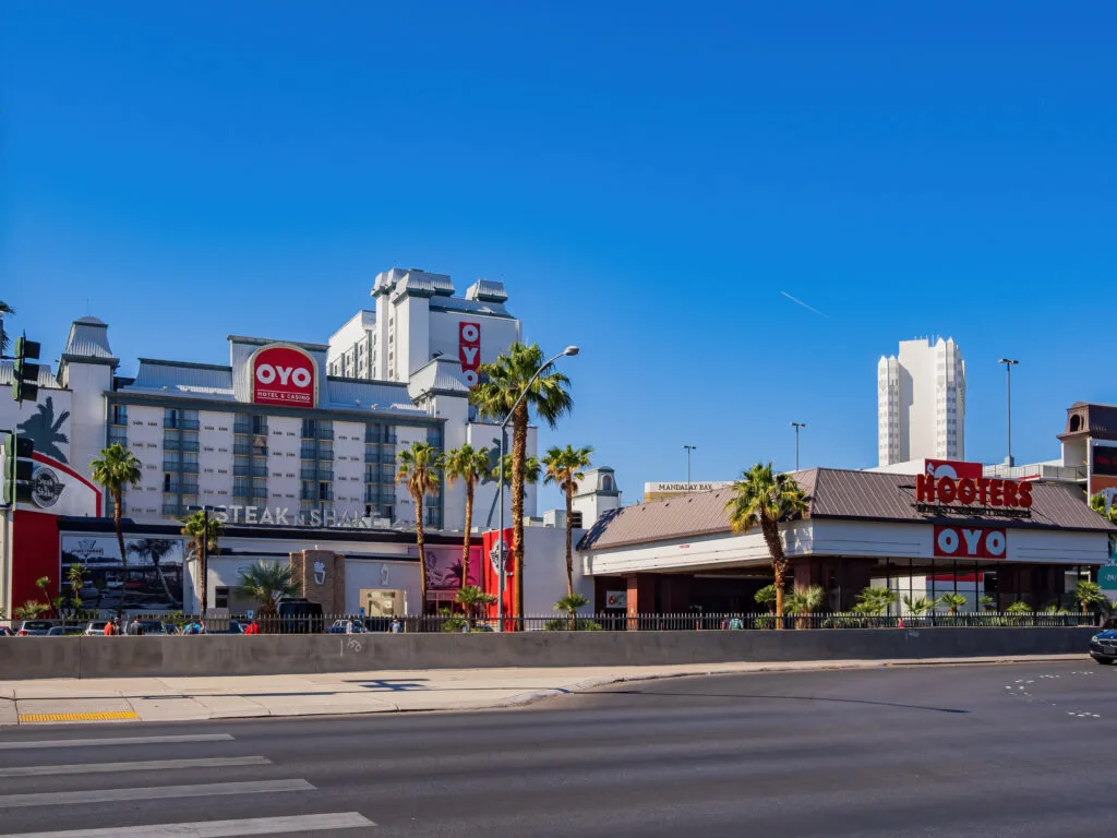 Exterior of OYO Las Vegas