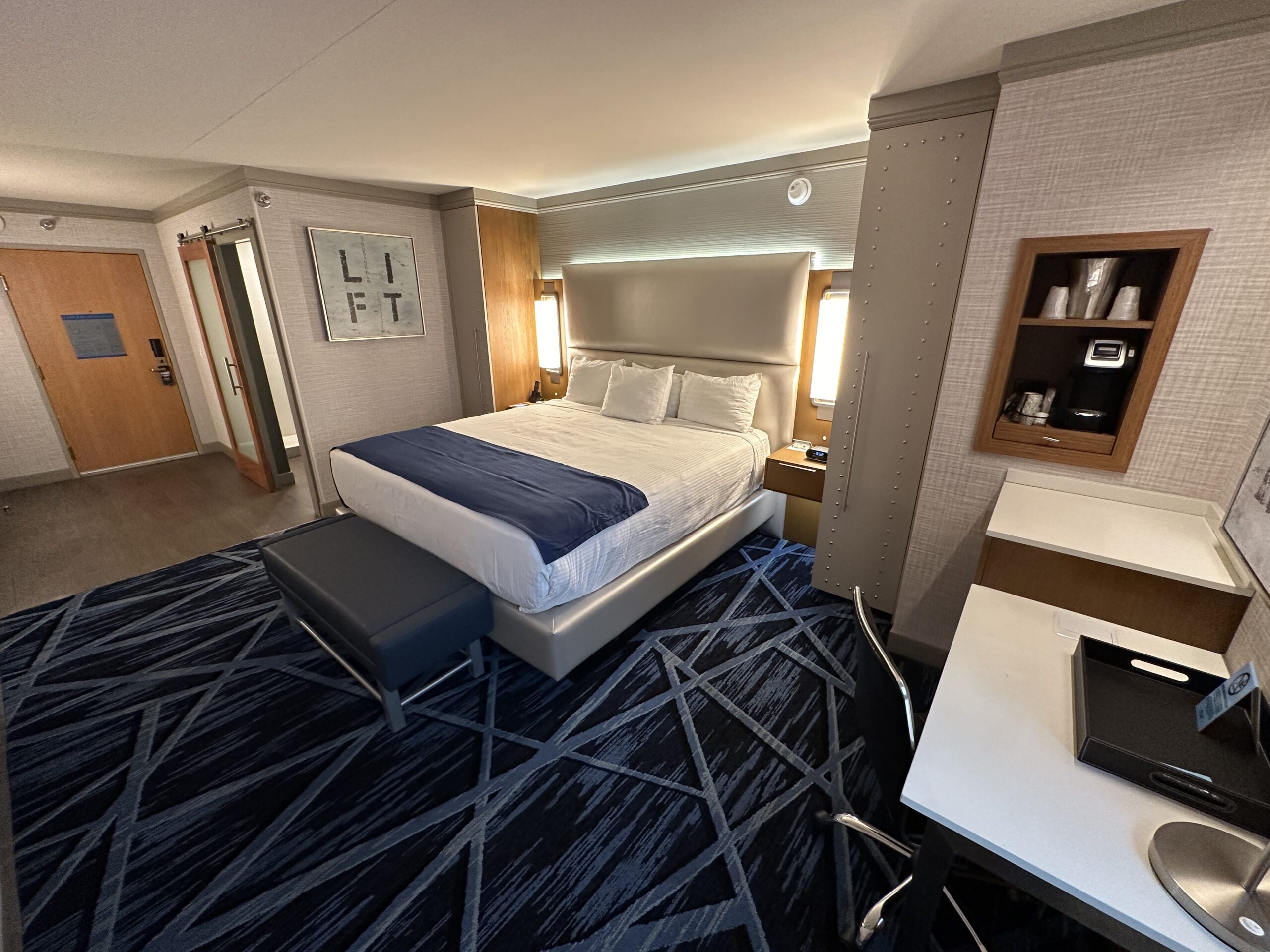 An elevate room in STRAT's Vegas Tower.